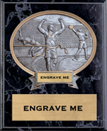 Track Sport Legend Oval Plaque - Male [10.5 x 13] large