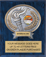 Victory Sport Legend Oval Plaque [10.5 x 13] large