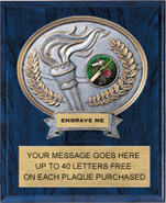 Victory Sport Legend Oval Plaque [10.5 x 13] large