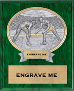 Wrestling Sport Legend Oval Plaque [10.5 x 13] large