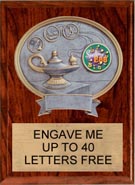 Knowledge Sport Legend Oval Plaque [8 x10]