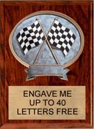 Racing Sport Legend Oval Plaque