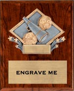 Cheer Color Diamond Plaque [9 x 12 inch]