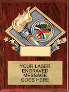 Victory Color Diamond Plaque