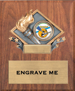 Victory Color Diamond Plaque