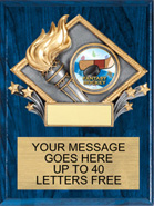 Victory Color Diamond Plaque