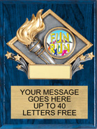 Victory Color Diamond Plaque
