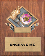 Victory Color Diamond Plaque