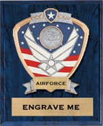 Air Force Sport Legend Shield Plaque [9 x 12]
