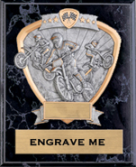 Motorcross Sport Legend Shield Plaque [9 x 12]