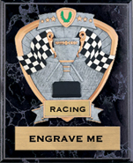 Racing Sport Legend Shield Plaque [9 x 12]