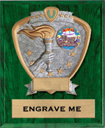 Victory Sport Legend Shield Plaque [9 x 12]