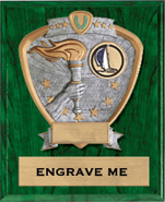 Victory Sport Legend Shield Plaque [9 x 12]