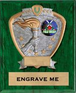 Victory Sport Legend Shield Plaque [9 x 12]