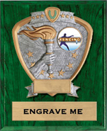 Victory Sport Legend Shield Plaque [9 x 12]