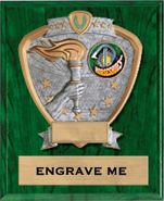 Victory Sport Legend Shield Plaque [9 x 12]