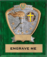 Victory Sport Legend Shield Plaque [9 x 12]