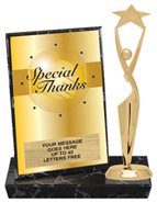 Special Thanks Billboard Plaque