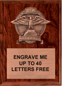 Marines Bronze Resin Plaque