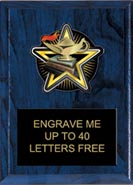 Knowledge Color Star Plaque [5 x 7 inch]