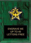 Music Color Star Plaque