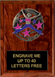 Dance Dimensional Color Plaque
