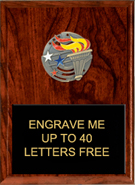 Victory[torch] Dimensional Color Plaque