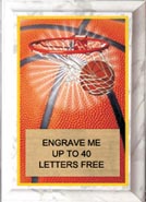 Full Color Basketball Plaque [5 x 7 inch] 
