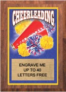Full Color Cheer Plaque [5 x 7 inch] 