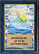 Full Color Swim Plaque [5 x 7 inch] 