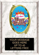 Oval Insert Plaque