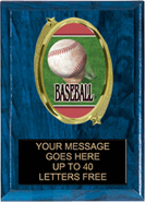 Oval Insert Plaque