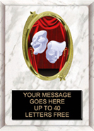 Oval Insert Plaque