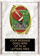 Oval Insert Plaque