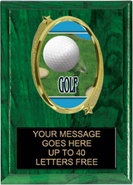 Oval Insert Plaque