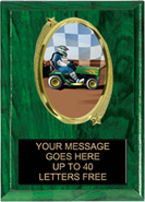 Oval Insert Plaque