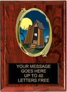 Oval Insert Plaque