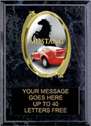 Oval Insert Plaque