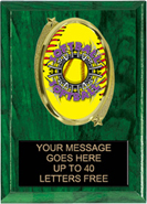 Oval Insert Plaque