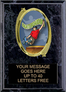 Oval Insert Plaque