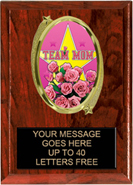 Oval Insert Plaque