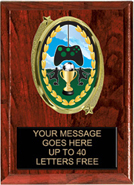 Oval Insert Plaque