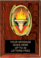 Oval Insert Plaque