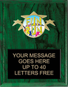 Triple Star Insert Plaque [7 x 9 inch]