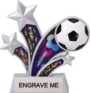 Soccer Shooting Star Resin with Motion Graphics