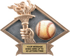 Victory Dimensional Diamond Resin Insert Trophy [6 x 8.5 inch] large