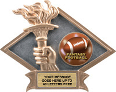 Victory Dimensional Diamond Resin Insert Trophy [6 x 8.5 inch] large
