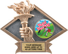 Victory Dimensional Diamond Resin Insert Trophy