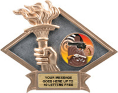 Victory Dimensional Diamond Resin Insert Trophy