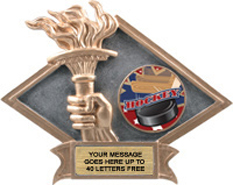 Victory Dimensional Diamond Resin Insert Trophy [6 x 8.5 inch] large